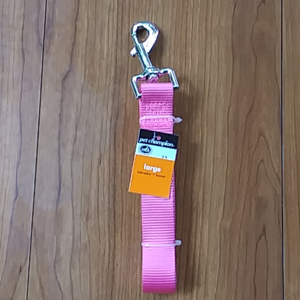 NWT! Pet Champion pink 5 foot leash